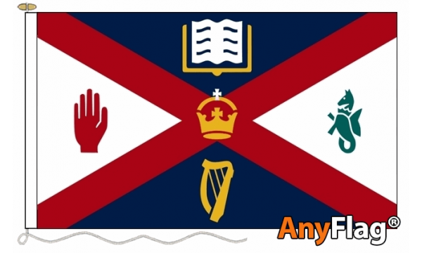Queens University of Belfast Custom Printed AnyFlag®
